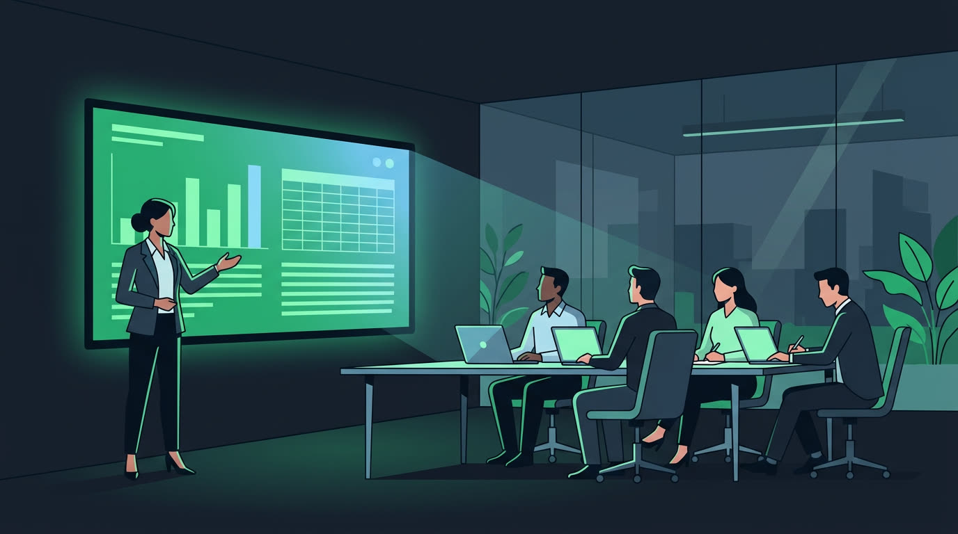 Instructor leading an on-site AI workshop